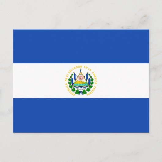 Carte postale Drapeau El Salvador (Devant)