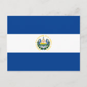 Carte postale Drapeau El Salvador (Devant)