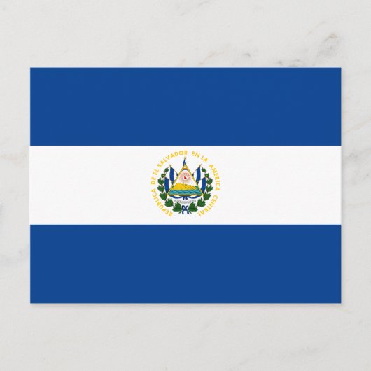 Carte postale Drapeau El Salvador (Devant)