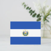 Carte postale Drapeau El Salvador (Debout devant)
