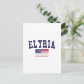 Carte Postale Drapeau Elyria US (Debout devant)