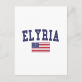 Carte Postale Drapeau Elyria US (Devant)
