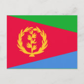 Carte Postale Drapeau érythréen (Devant)