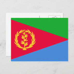 Carte Postale Drapeau érythréen, Drapeau de l'Érythrée