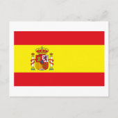 Carte postale drapeau Espagne (Devant)