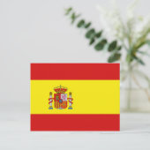 Carte postale drapeau Espagne (Debout devant)