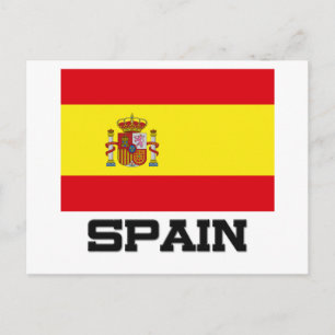 Carte Postale Drapeau Espagne