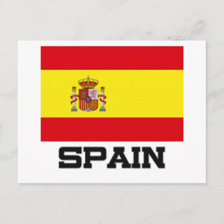 Carte Postale Drapeau Espagne