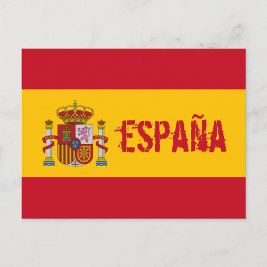 carte postale drapeau espagne (Devant)