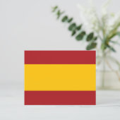 Carte postale drapeau Espagne (Debout devant)