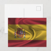 Carte Postale Drapeau Espagne (Devant / Derrière)