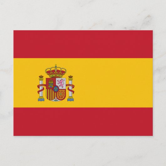 Carte postale drapeau espagnol (Devant)