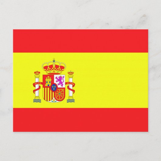 Carte Postale Drapeau espagnol (Devant)