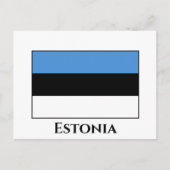 Carte Postale Drapeau estonien (Devant)