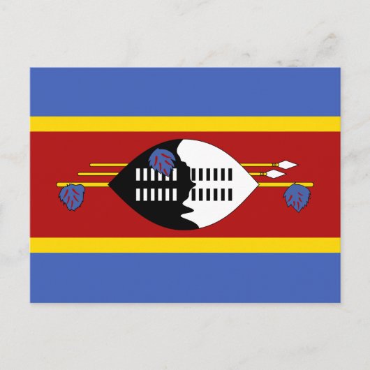 Carte Postale Drapeau Eswatini (Devant)