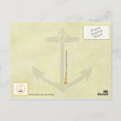 Carte Postale Drapeau et phoque de l'État de Rhode Island (Dos)