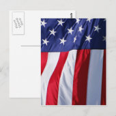 Carte Postale Drapeau États-Unis (Devant / Derrière)