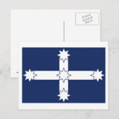 Carte Postale Drapeau Eureka Stockade (Devant / Derrière)