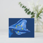 Carte Postale Drapeau européen (Debout devant)