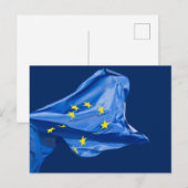 Carte Postale Drapeau européen (Devant / Derrière)