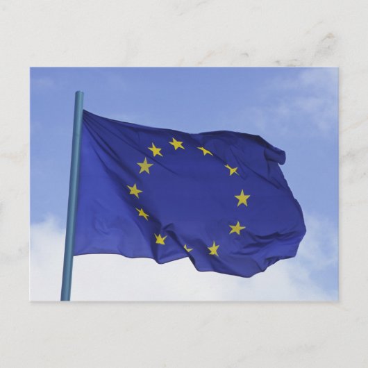 Carte Postale Drapeau européen RF) (Devant)