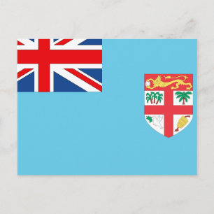 Carte Postale Drapeau Fidji