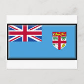 Carte Postale Drapeau Fidji (Devant)
