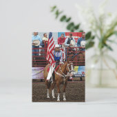 Carte Postale Drapeau fille (Debout devant)