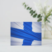 Carte Postale Drapeau Finlande (Debout devant)