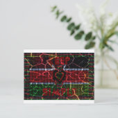 Carte Postale Drapeau fissuré : Faites simple - Résilience kenya (Debout devant)