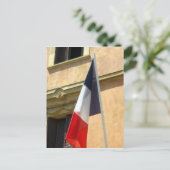 Carte Postale drapeau français (Debout devant)