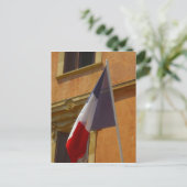 Carte Postale drapeau français (Debout devant)