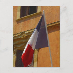 Carte Postale drapeau français