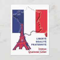 Drapeau français de la journée Patriotique BASTILL