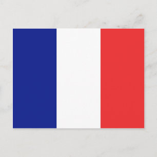 Carte Postale Drapeau français Tricolore