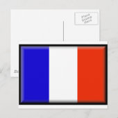 Carte Postale Drapeau France (Devant / Derrière)
