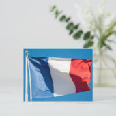 Carte Postale Drapeau France (Debout devant)
