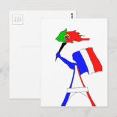 Carte Postale DRAPEAU FRANCE PORTUGAL.png (Devant / Derrière)