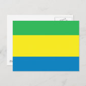 Carte Postale Drapeau Gabon (Devant / Derrière)