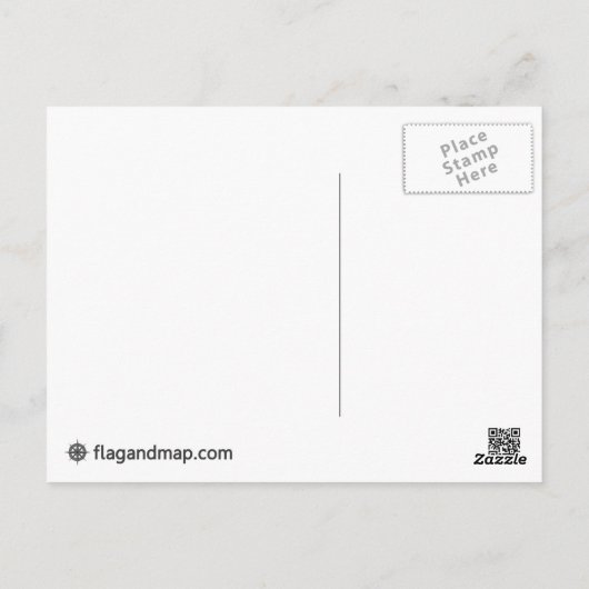 Carte postale Drapeau Géorgie (Dos)