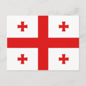 Carte postale Drapeau Géorgie (Devant)