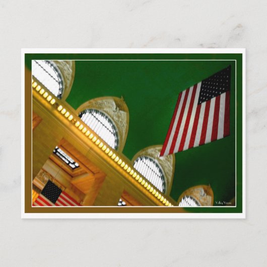 Carte Postale Drapeau Grand Central (Devant)