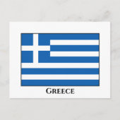 Carte Postale Drapeau grec (Devant)