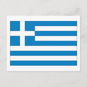 Carte Postale Drapeau grec