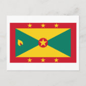 Carte postale Drapeau Grenade (Devant)