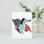 Carte Postale Drapeau Greyhound (Debout devant)