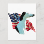 Carte Postale Drapeau Greyhound (Devant)