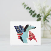 Carte Postale Drapeau Greyhound (Debout devant)