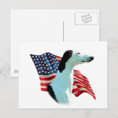 Carte Postale Drapeau Greyhound (Devant / Derrière)