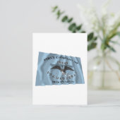 Carte Postale Drapeau gris de la Nouvelle-Orléans (Debout devant)